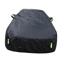 Car Cover Universal Exterior Sunshade Dustproof Protection For Automobiles Hatchback Sedan SUVs Small Black