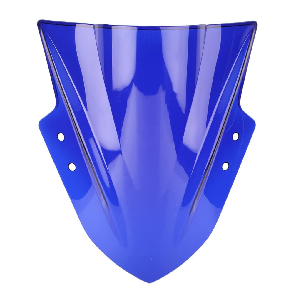 Motorcycle Windshield Double Bubble For Kawasaki Ninja 300 250 Ex300 20132017 Wind Protection Blue 9323874561608
