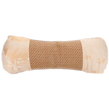 Neck Pillow Wormwood Filling Neck Roll Pillow Pillar Sleeping Pillow Massage Cooling Headrest Pillow for Summer Spa Neck Pillow