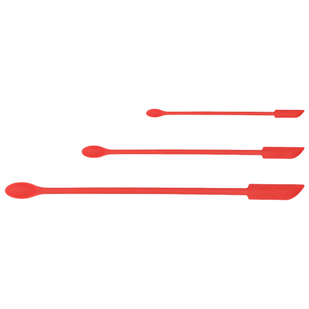 Silicone Stir Sticks Pack Of 3 For Epoxy Resin Mixing Dishwasher Safe Stirring Tool Dough Scrapers 9323874561417