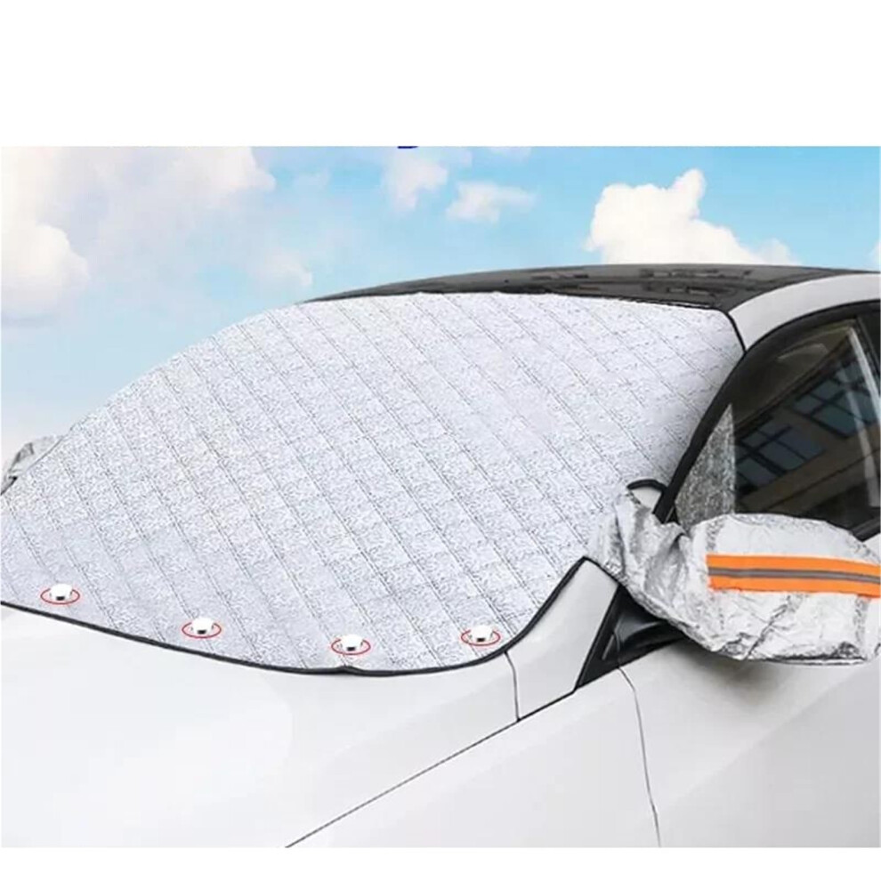 Car Windshield Cover Magnetic Snow Shield For Toyota Wish 20102018 With 4Layer Frost Protection 9339159794104
