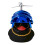 Kleine schwarze Ente mit Helm, 1