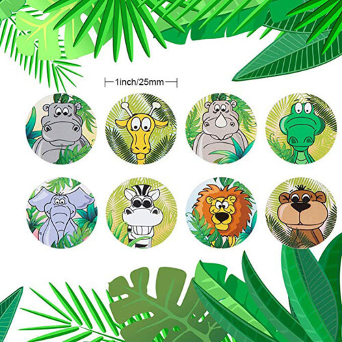 Σετ αυτοκόλλητων Zoo Adventure, αυτοκόλλητα βινυλίου υψηλής ποιότητας, αδιάβροχα 2
