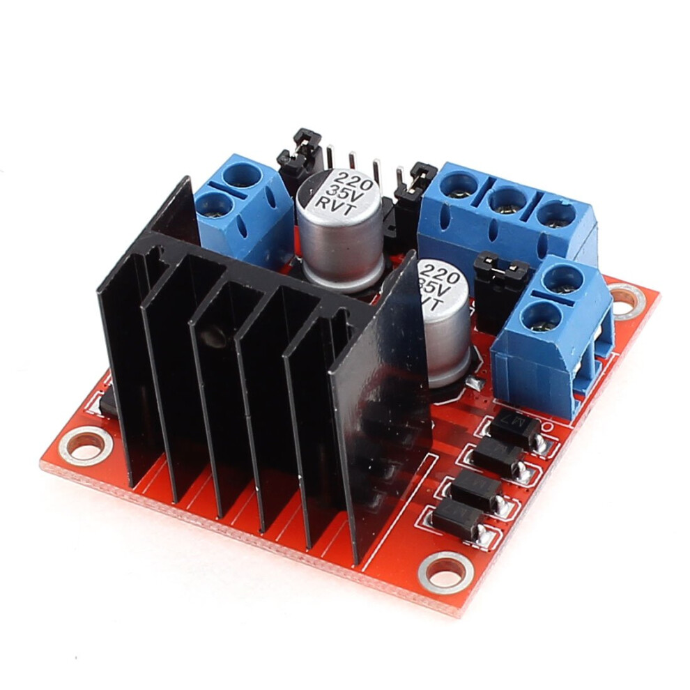 Microcontroller L298n Chip Stepper Motors Drivers Module Board Red 9001264489564