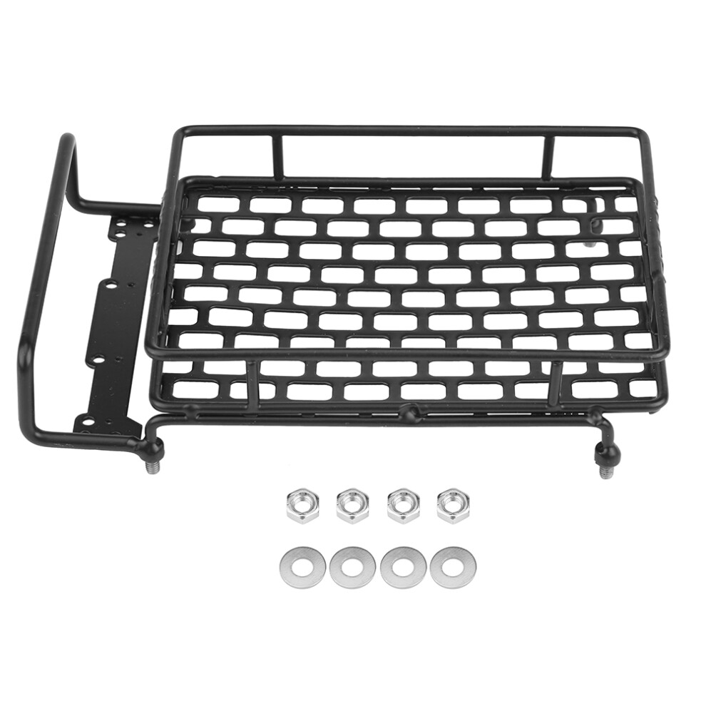 Roof Rack Luggage Carrier For Rc Crawler Car, Metal Material Improved Simulation Level Steel Roof Rack Accessory With Enhanced Structural Design, Prov 9088816583796