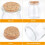 Γυάλινα βάζα με φελλό για χειροτεχνίες DIY, δοχεία για μπομπονιέρες γάμου από 3