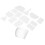 Cake Decorating Accessories Dough Cutter Non-Stick Kitchen Tools Durable Baking Scraper Ergonomic Handle Flexible Structure Food Safe Plastic Suitable 7