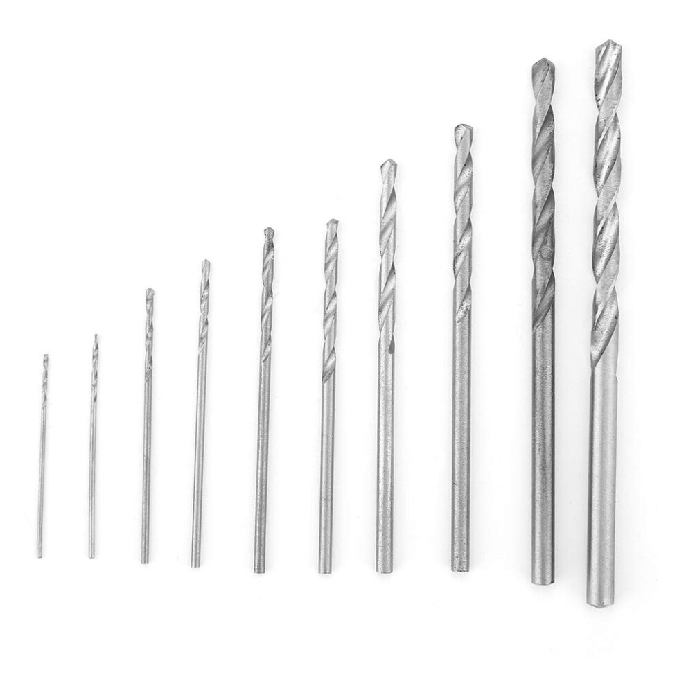 Speed Steel Drill Bit 10Piece Straight Shank Set 0.53 Mm Hss Drill Bits For Drilling Tools 9119770333544