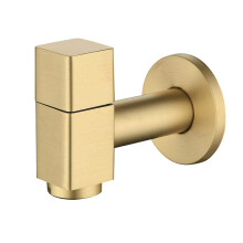 Faucets Brass Outdoor Garden Faucet 1/2 Inlet 3/4 Outlet WallMounted Polished