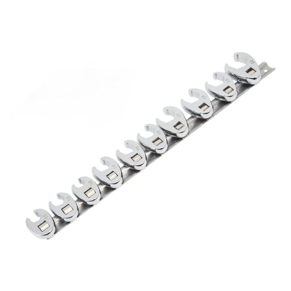 Crows Foot Wrench Set 10 Mm 22 Mm Metric Nut Wrench For Tight Maintenance Of Rooms Car 9119770335401