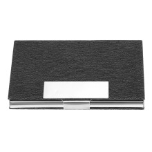 Snyggt visitkortsfodral, lyxigt material i PU-läder i rostfritt stål, kompakt med magnetisk stängning, elegant design för män och kvinnor