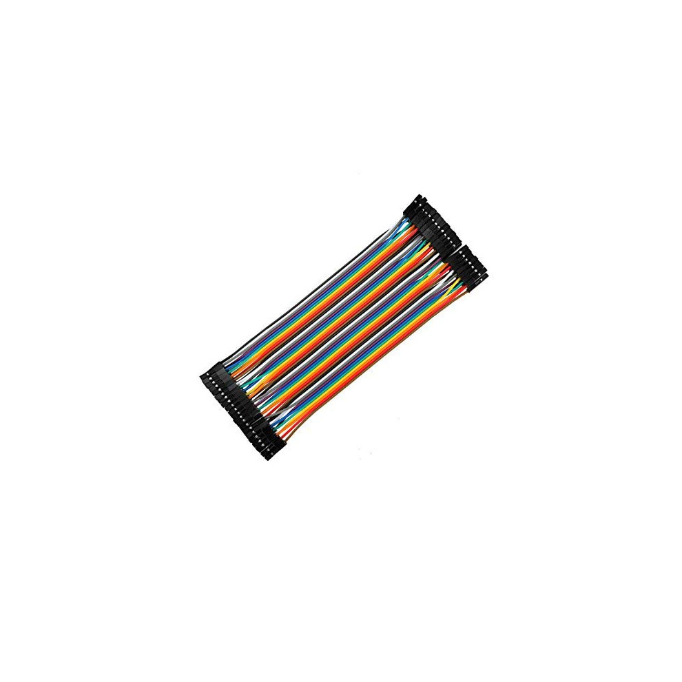 N/A Female 40 Pin Breadboard Jumper Wire 2.54Mm Pitch Ribbon Cable 20Cm Length 9001264492007