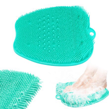 Compagnon de soin des pieds, ventouses antidérapantes pour une fixation sécurisée de votre masseur de pieds sous la douche, brosse exfoliante qui