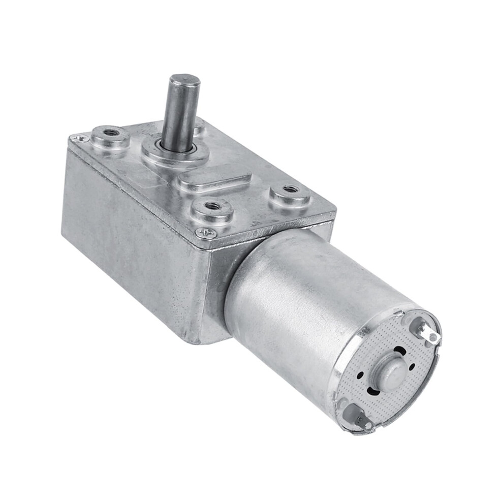 Gear Motor Reversible Worm Gear Motor Torque Dc 12V Speed Reduction Electric Motor Cw/Ccw For Window Door Opener (5Rpm) 9119770334961