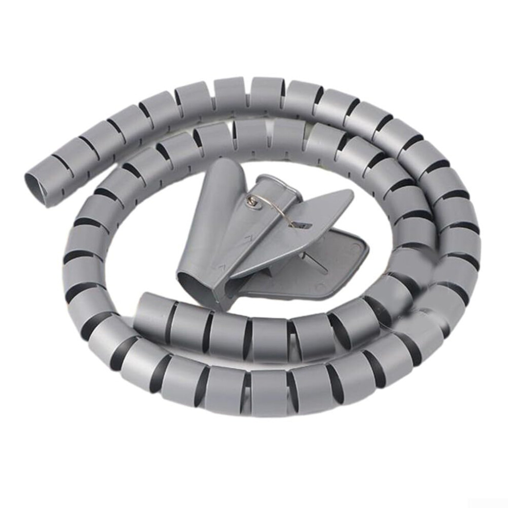 Flexible Cable Housing Solution, Quick And Effortless Cable Management, With Your Color (10 Mm Gray). 9119770335920