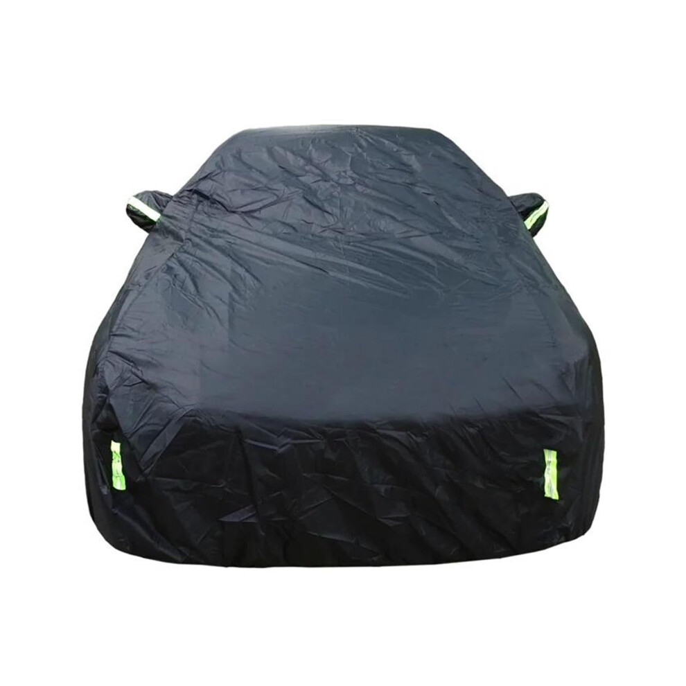 Full Car Cover Universal For Hatchback Sedan Suv Sunshade Dustproof With Reflective Strips Xl 9001264494407