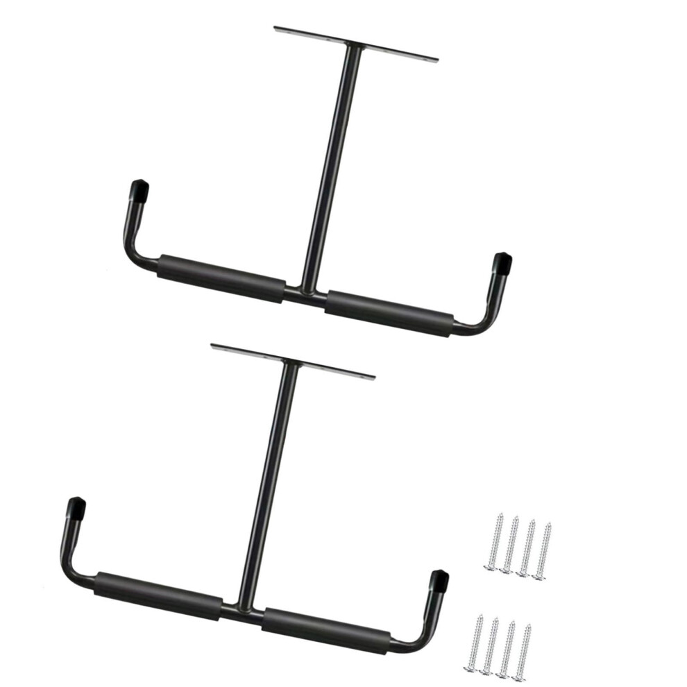 Overhead Garage Storage Hooks Rack 2Pack Metal Utility Hooks For Garage Organization Ceiling Mounted 9119770335272