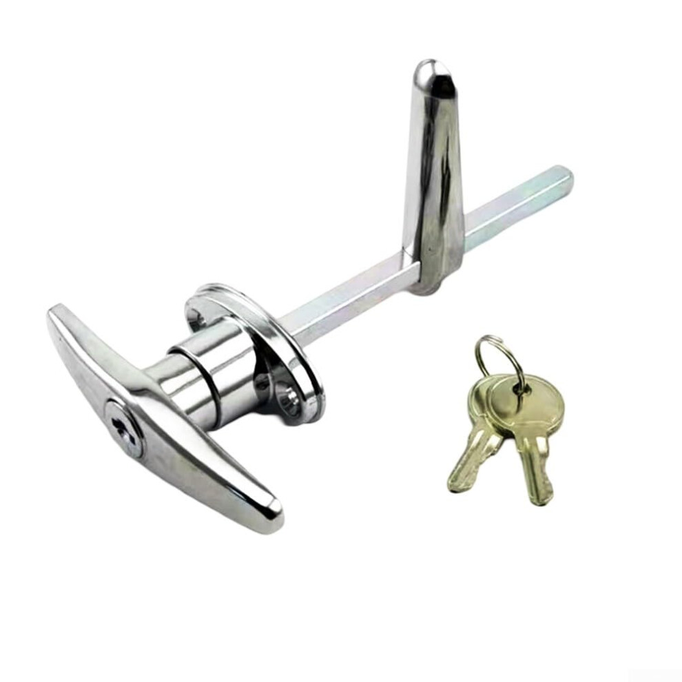Tshaped Lock Made Of Zinc Alloy For Garage Doors, Secure Your Motorhome, Trailer, And Storage Rooms (Chrome) 9001264493691