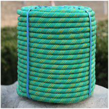 Green Nylon Climbing Rope 16mm 10M Static Safety Rope with Lock for Tree Climbing, Ice Climbing, Camping, and Emergency Escape Green 16mm10M