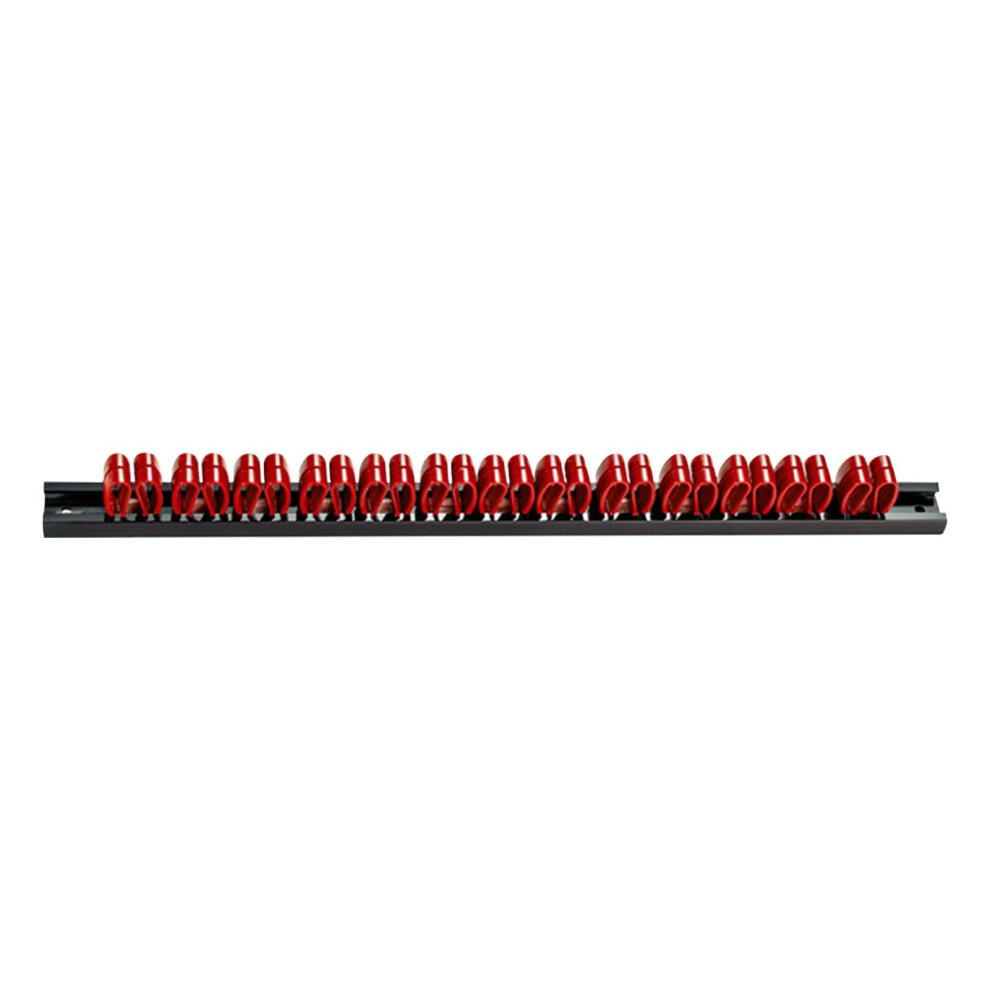 Tool Display Rack Wallmounted For Workshop, Pliers Display Organizer, Ring Wrench Holder, Red 9323874562780