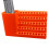 Screwdriver Bits Storage, Precision Drill Holder, ABS Plastic Bit Rack, AntiSlip Slots, Pegboard Frame, 50Hole Organizer 1