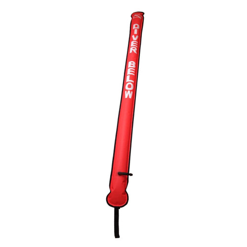 Surface marker buoy for diving to indicate location