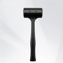 Shockproof Rubber Mallet With NonElastic Head 128mm PVC Safe For Construction, Flooring, Tent Peg Fixing