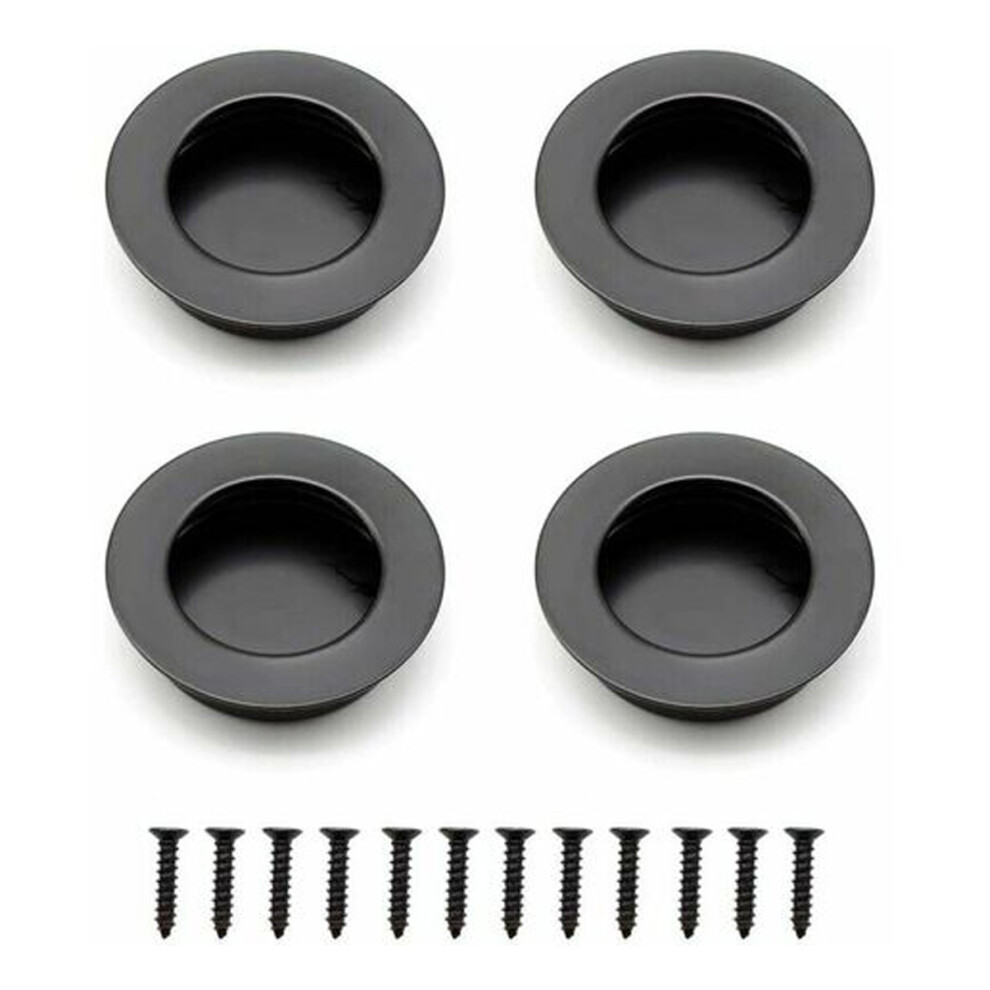 Flush Pull Door Handle, Solid Brass Construction, Family-Friendly, Smooth And Polished Surface, Wide Applications For Doors, Wardrobes, Cabinets, Impr 9554910115244