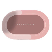 Tappetino da bagno con retro antiscivolo per un'asciugatura rapida, super assorbente, comodo e stabile, per un ambiente bagno più sicuro.
