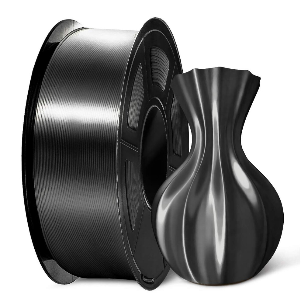 Silky Smooth Pla Filament 1.75Mm, Vacuum Sealed For Optimal Storage, Cost-Effective Option For Broad Applications (Silk Brown) 9454554992839
