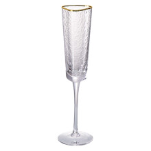 Clear Champagne Flutes, Thick Bottom Crystal Wine Glasses, Wedding Thanksgiving Party Glasses For Red Wine And Champagne