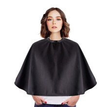 Mantellina in nylon antimacchia, grembiule impermeabile per saloni di bellezza professionali, chiusura regolabile con velcro, perfetta per taglio,