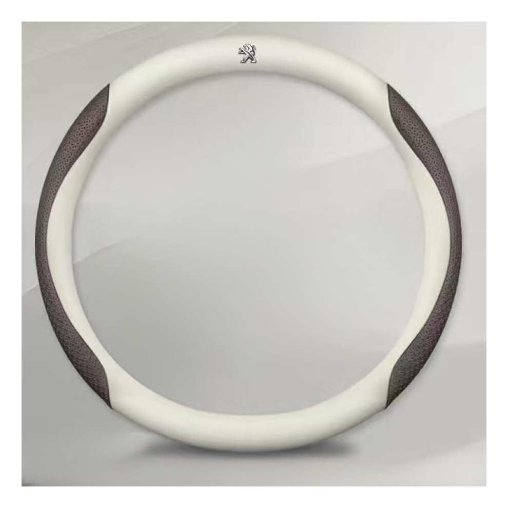 Leather Car Steering Wheel Cover, Breathable Antislip Grip Protector For Peugeot 3008 20092013 9339159796139