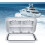 Boot hatch, rectangular deck hatch, weatherproof sealing, ABS  PC, reliable marine accessory, 44 x 31.5 cm white 5
