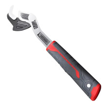 Adjustable locking key, lock button, multifunctional pipe wrench, pipe wrench with nonslip mango block, adjustable wrench in industrial grade 30.5 cm