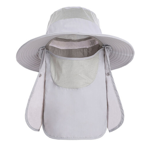 Sonnenhut mit UV-Schutz, breite Krempe, Nylon,