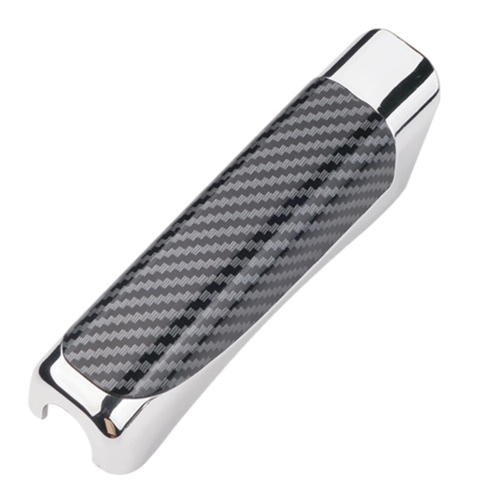 Universal Carbon Fiber Handbrake Cover Antislip Grip For Cars Sedans Pickups Antiscratch 9323874563374