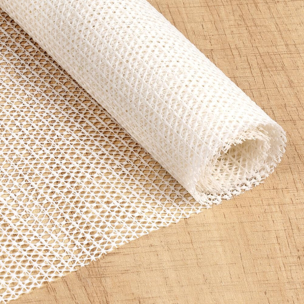 Nonslip Matting Roll Multipurpose 50X80 Cm Pvc Antislip Rug Pad Cuttable Carpet Underlay White 9323874563671