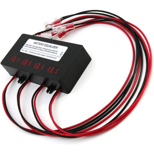 Automatic battery balancing system for series connection, LED display, voltage balancer for different voltages (HA01) 2