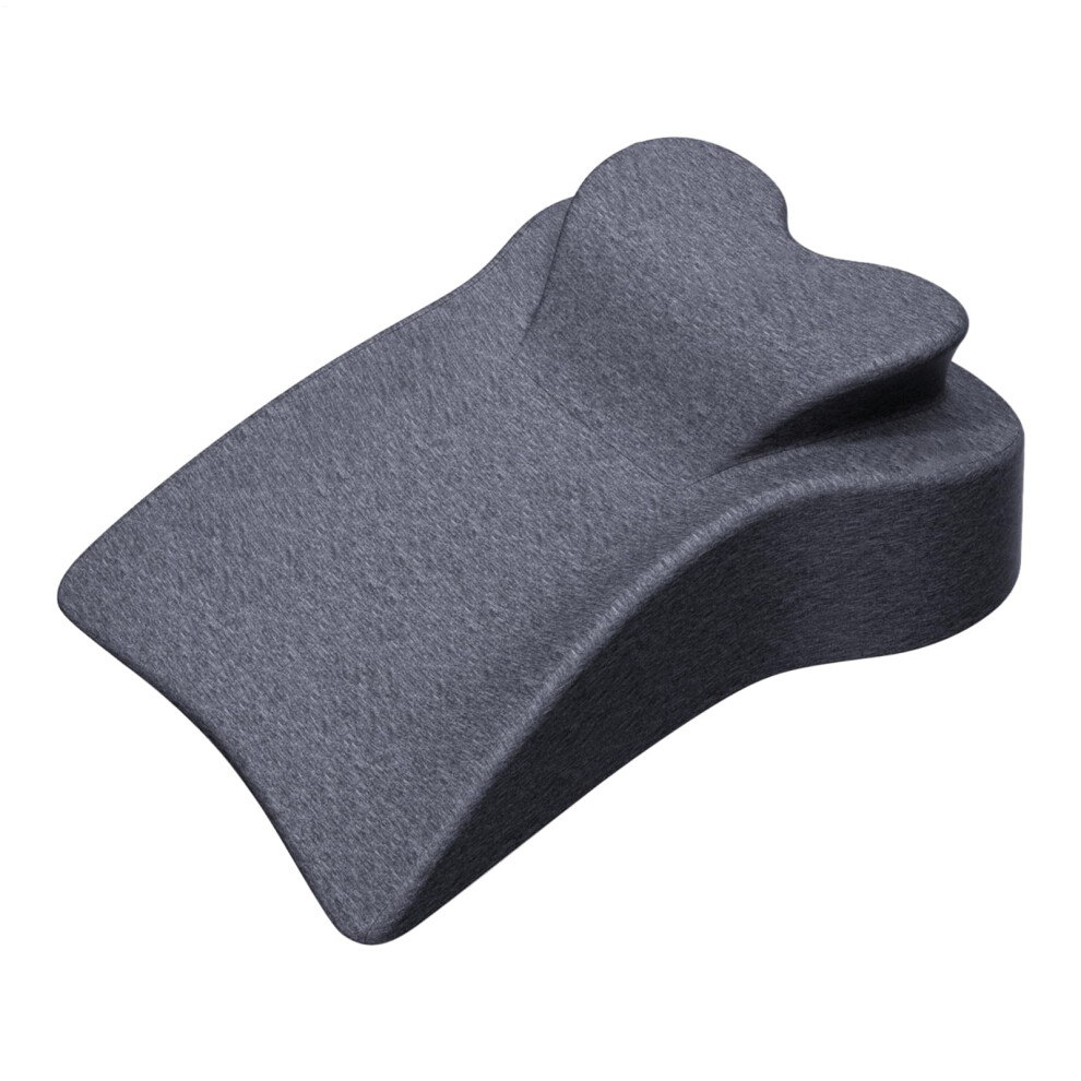 Leg Elevating Pillow, Knee Cushion, Leg Raise Pillow, Portable Elevation For Back Sleeping, Black, For Bed, Car, Work