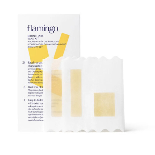 Flamingo Bikini Hair Wax Kit 24 Strips Sensitive 2
