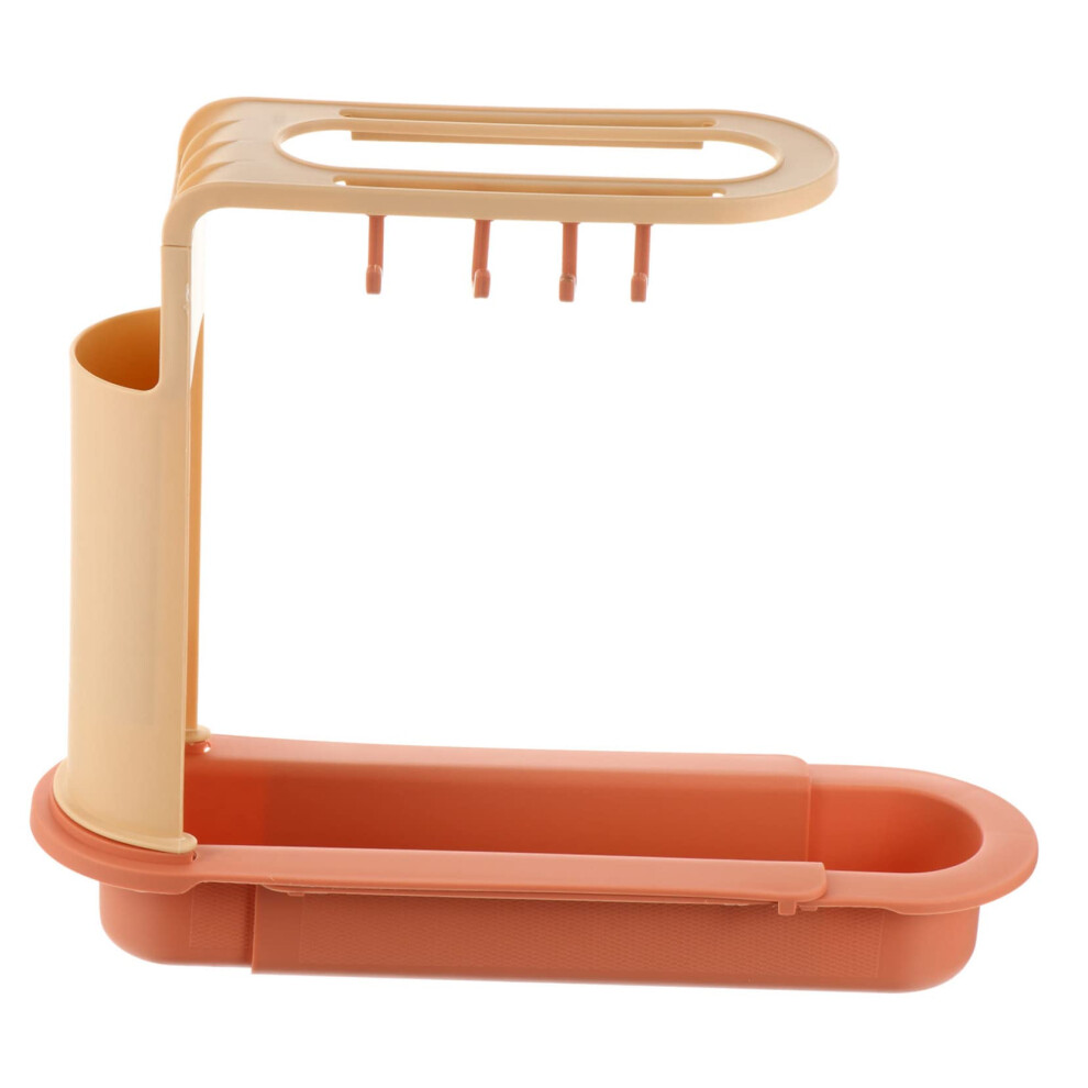 Dish Rack Stretchable Over Sink Drainer Rack For Drying Bowls And Utensils Drain Board