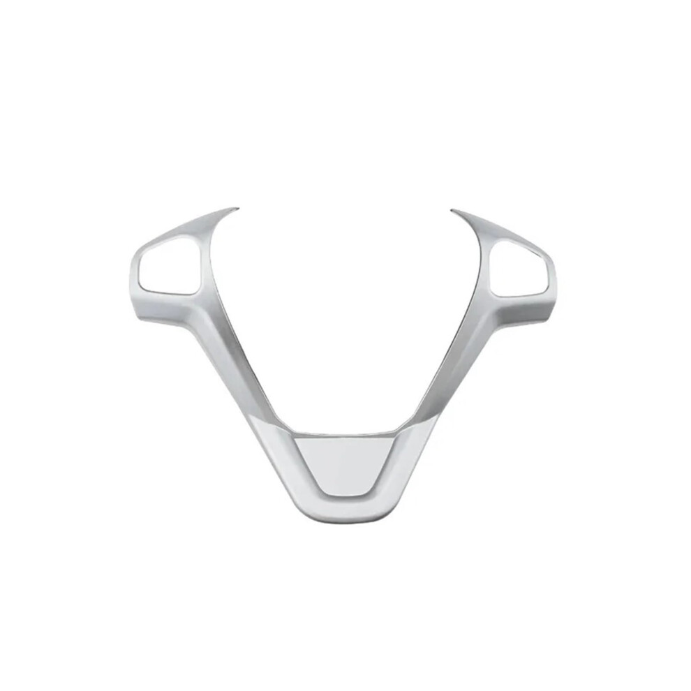 Car Steering Wheel Cover Matte Trim For Ford Fiesta Mk7 20092017 Ecosport Luxury Upgrade Silver 9323874563466