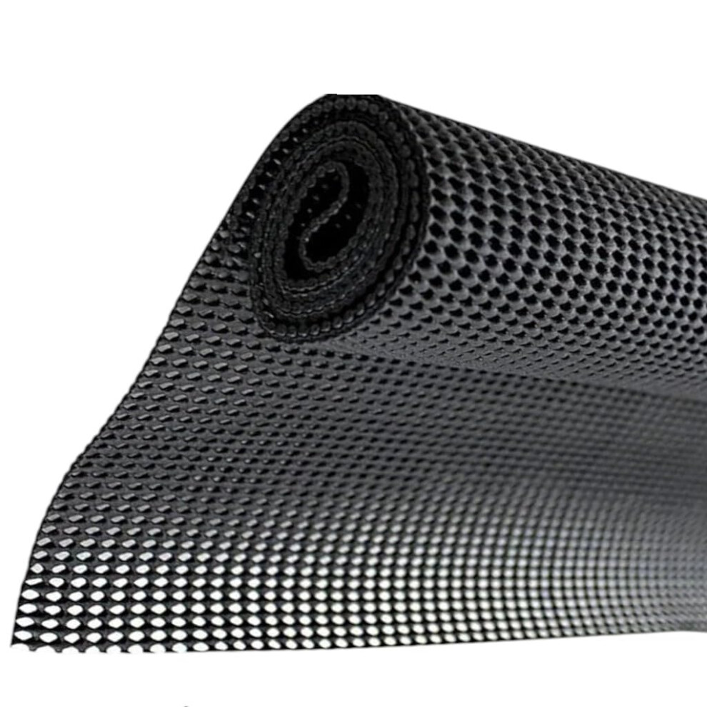 Non Slip Mat 150X30cm Multipurpose Anti Slip Matting Washable Waterproof Cuttosize Underlay For Home And Office Black 9323874563954