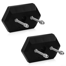 ABS Wall Mounted Hangars 2Pack For Longboard Display, ABS Plastic Wall Mount Brackets