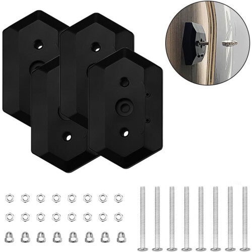 ABS Wall Mounted Hangars  2Pack For Longboard Display, ABS Plastic Wall Mount Brackets 1