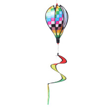 Heißluftballon-Windspiel, wetterfest, zum Aufhängen im Freien, starke optische Wirkung, leuchtende Farben, lange Haltbarkeit, für Garten und
