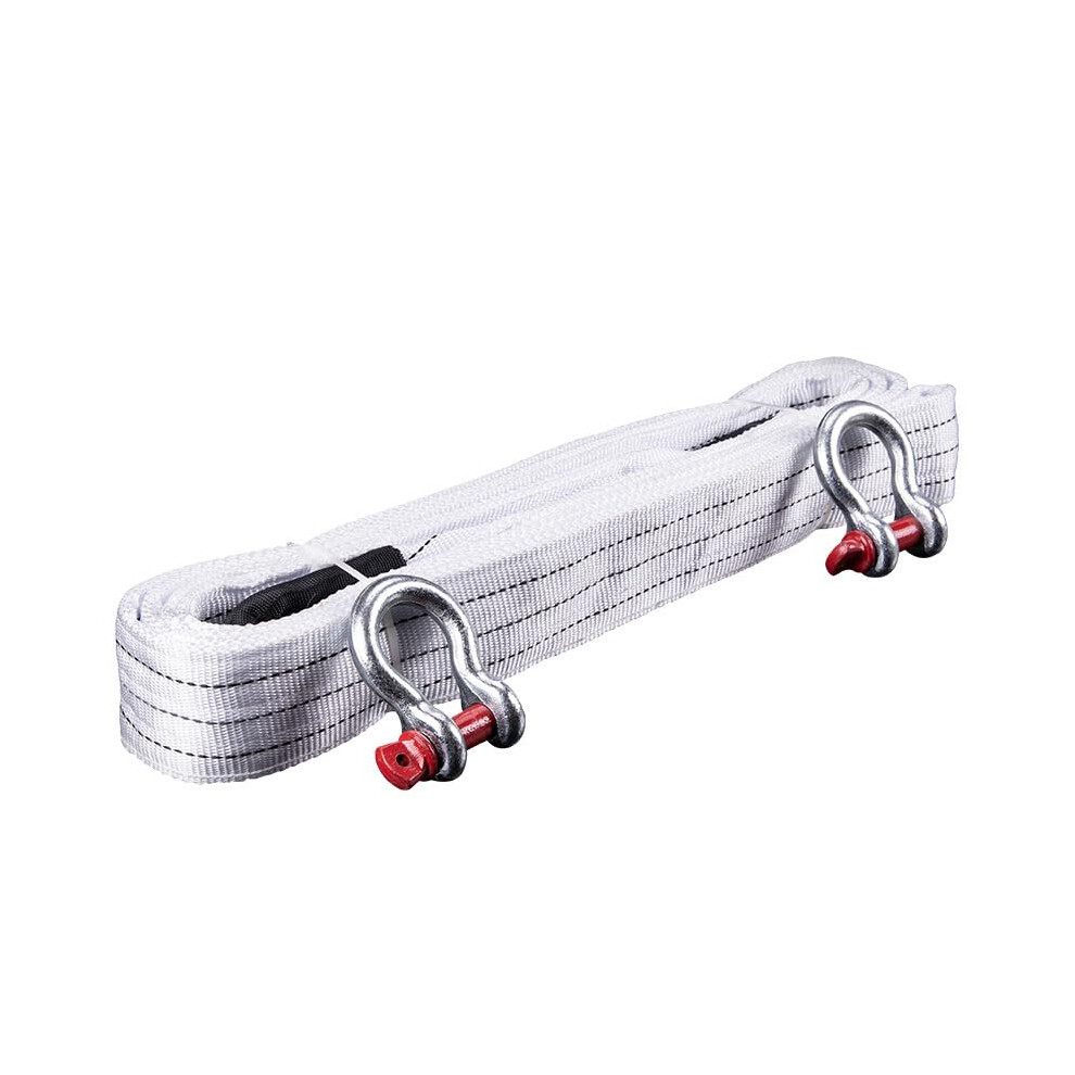 Trailer Winch Strap Heavy Duty Tow Rope With Steel Hooks, 6Ton Capacity 9119770337184