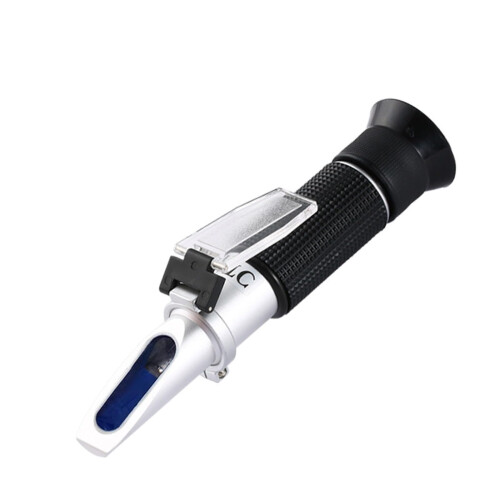 Digital Brix Refractometer Hydrometer 3In1 Handheld Grape & Alcohol Refractometer With Baume And W25V/V Scales