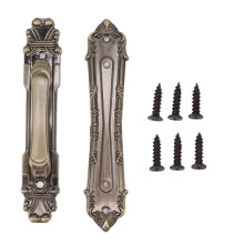 Furniture Revitalizer, Brass Door Pulls, European Antique Door Handles, Fashionable Antique Bronze Surface, Solid Construction For Longevity